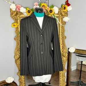 Ann Taylor Pinstriped Suit